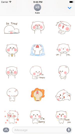 Cute Bear Sticker(圖2)-速報App