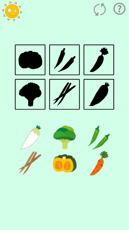 Puzzle Vegetables for Kids