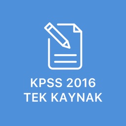 KPSS 2016 Tek Kaynak