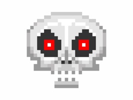 Pixel Skull Stickers For iMessage is a fun stickers pack for iMessage