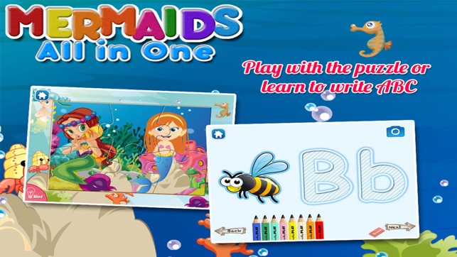 Mermaid Preschool Games for Kids(圖2)-速報App