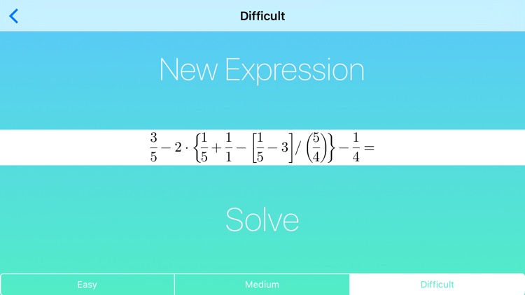 Mathematical Expressions - Generator and Solver screenshot-4