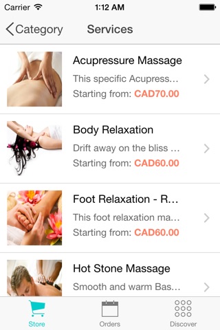 Clic Massage screenshot 3