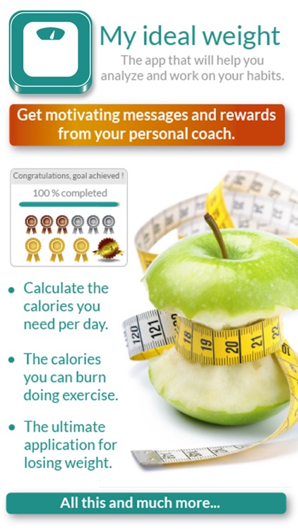 My Ideal Weight: Diet tracker and calorie counter