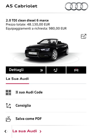 Audi Configurator screenshot 4