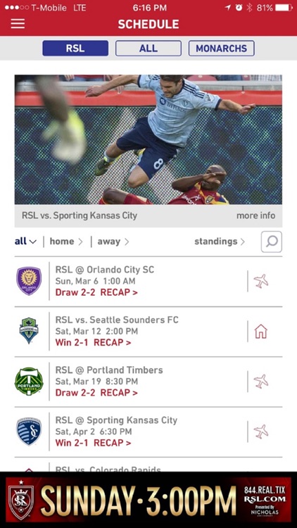 Real Salt Lake (Official Mobile App)