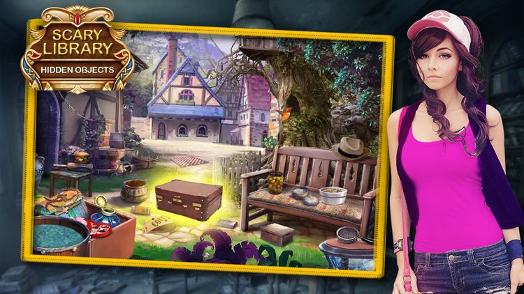 Scary Library Hidden Objects Game