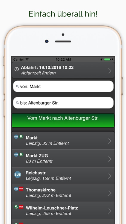 A+ Premium Fahrplan Leipzig