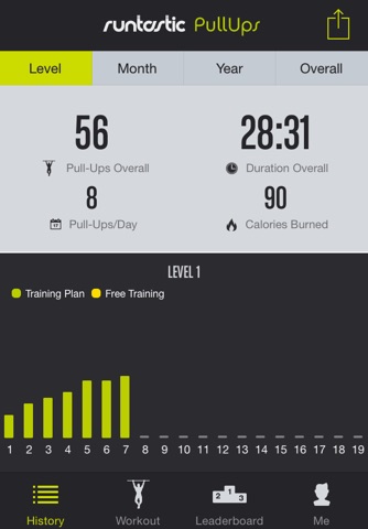 Runtastic Pull-Ups PRO Trainer screenshot 3