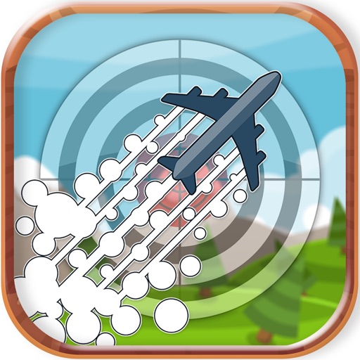 Touch shoot gun plane - free kids game iOS App