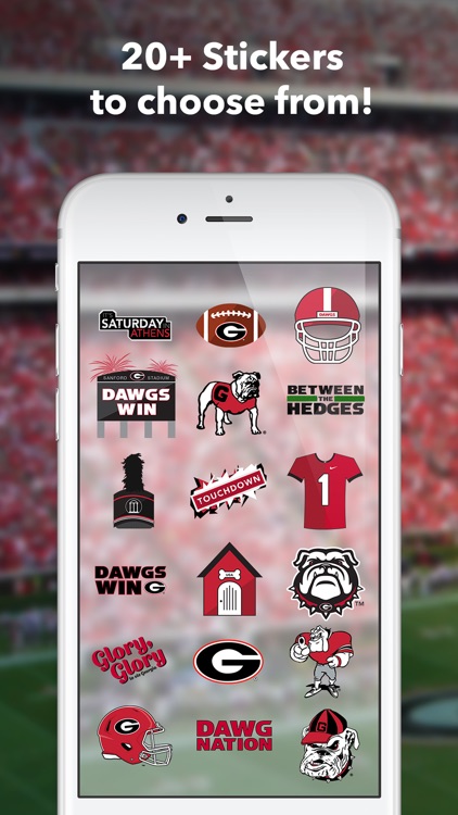UGA Stickers