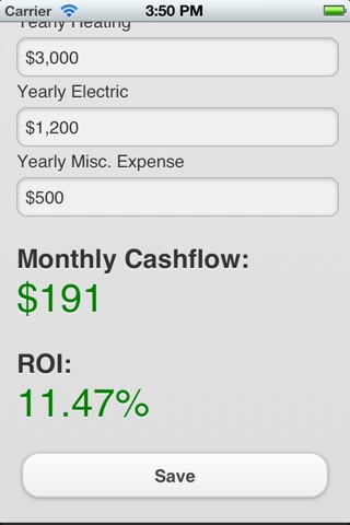 Property Cashflow Calculator screenshot 2