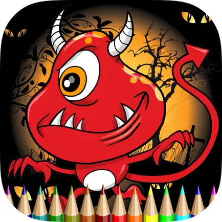 The Ghost Coloring Book Free Games HD: Learn to draw and color a devil, witch, skull and more Cheats