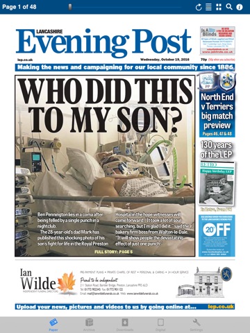 The Lancashire Evening Post screenshot 2