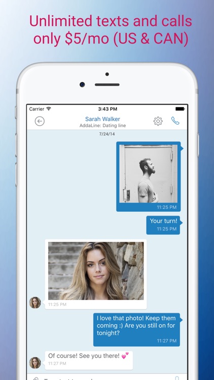 AddaLine - Multiple Phone Numbers On Your Phone