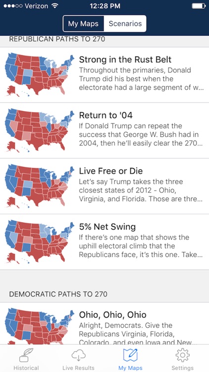 Presidential Election & Electoral College Maps screenshot-3