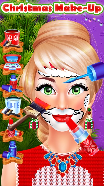 Christmas Face Paint Party - Kids Salon Games screenshot-4