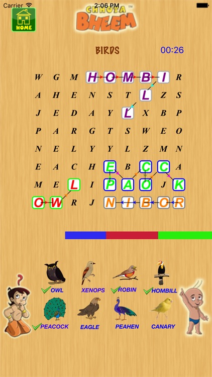 Word Puzzles With Bheem