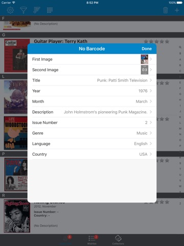 Magazine Collector - iPad Version screenshot 3