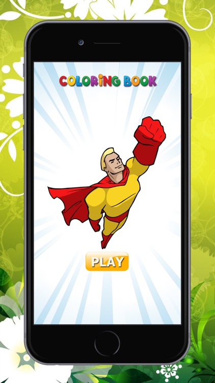 Superhero Coloring Book HD: Paint Heroes for Kids