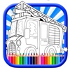 Speed Driving Truck Simulator Coloring Page Game