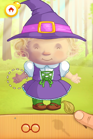 Dress Up : Fairy Tales - Fantasy puzzle game & Coloring book for children and babies by Play Toddlers (Free Version) screenshot 4