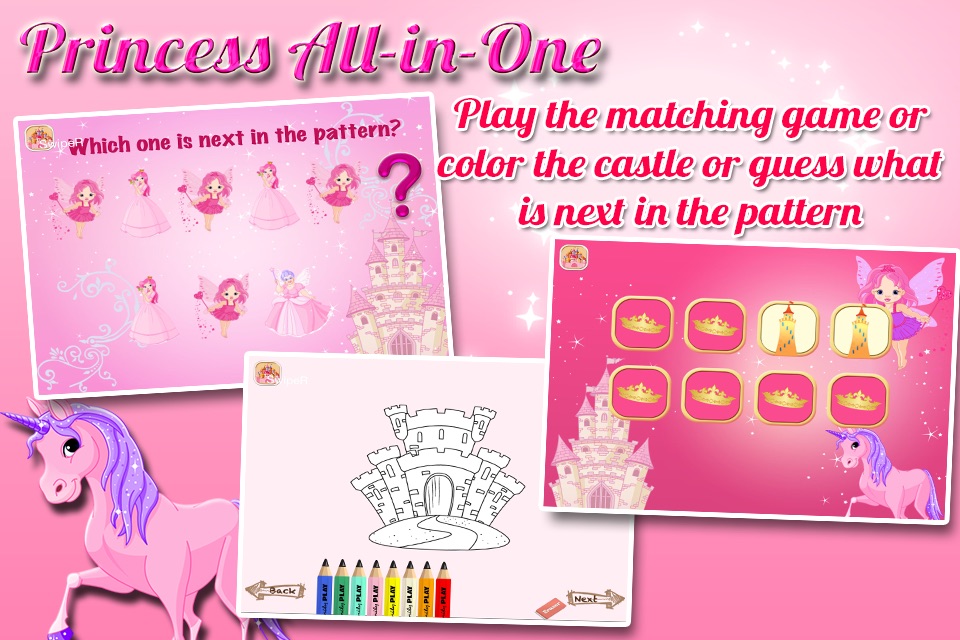 Princess Preschool Games for Young Girls screenshot 4