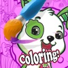 Puppy coloring gratis para niños y papas