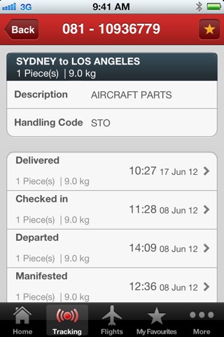 Qantas Freight screenshot 2