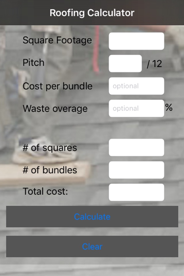 Roofing Calculator screenshot 2