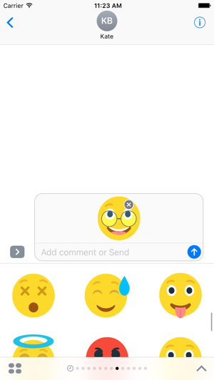 Smiley Sticker Emoji - Icon for iMessage