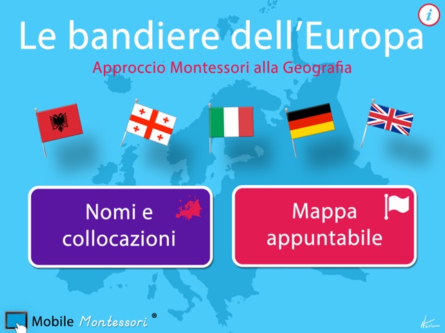 Le Bandiere dell’Europa- Montessori Geografia(圖4)-速報App