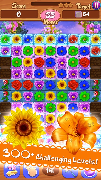 Flower Mania - Match 3 Game