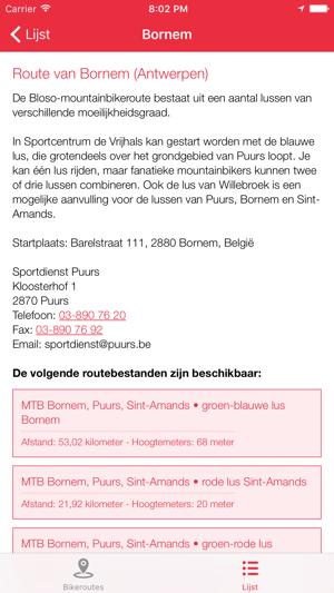 Bikeroutes.be - Mountainbike routes in Vlaanderen(圖3)-速報App