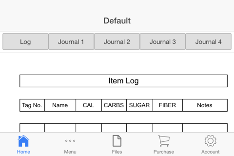 Food Log Book screenshot 2