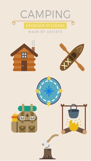 Camping Stickers - The great outdoors(圖1)-速報App