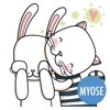 Bunny & Cat - MYOSE - Make Your Own Sticker Emoji