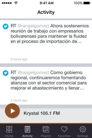 Скриншот из Krystal 105.1 FM
