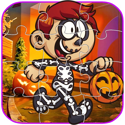 Puzzle Ghost Crush Halloween Night Jigsaw Game