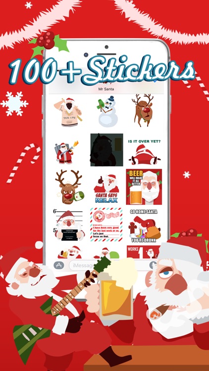 Shocking Santa - Santa Claus Gone Bad Stickers screenshot-0