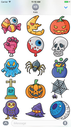 Happy Halloween Doodle Stickers(圖2)-速報App