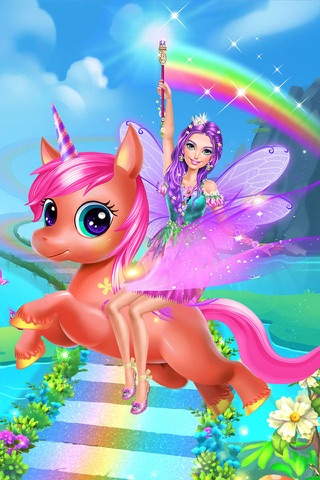 Fairy Princess Unicorn Caring - Magic Pet Palace screenshot 3