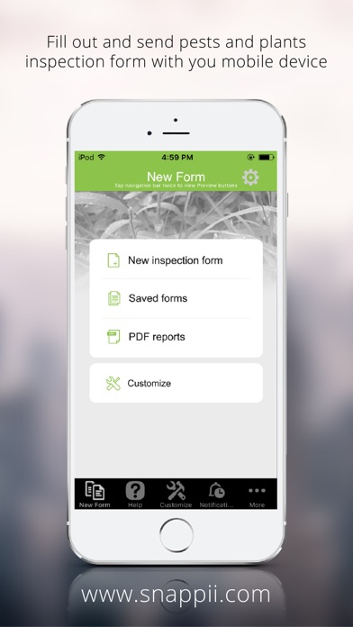 How to cancel & delete Pests and Plants Inspection Form from iphone & ipad 1