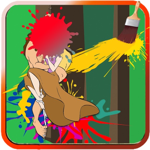 Paint For Kids Game Tarzan Version iOS App
