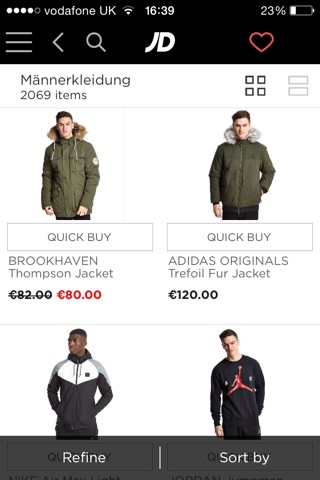 JD Sports screenshot 2