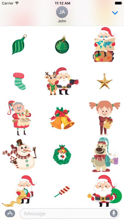 Merry Christmas elements pack - Fx Sticker screenshot-3