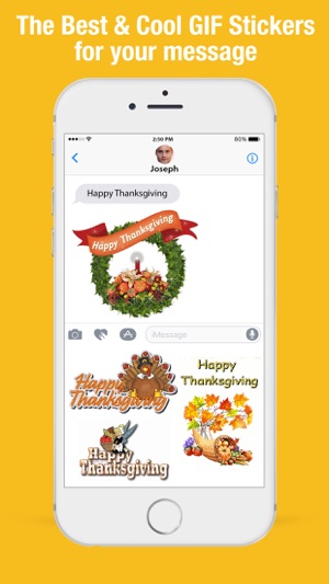 Thanksgiving Day Stickers for iMessage(圖2)-速報App