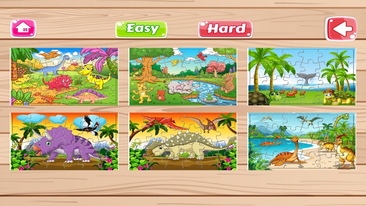 Baby Dinosaur Puzzle Jigsaw Game For Preschool Kid