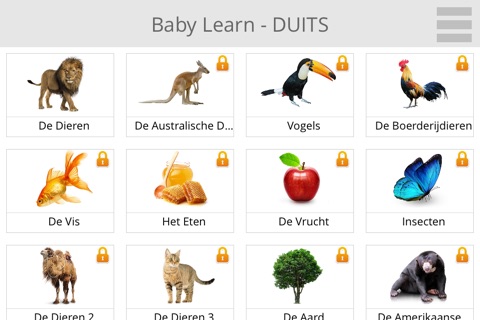 Baby Learn - GERMAN screenshot 2