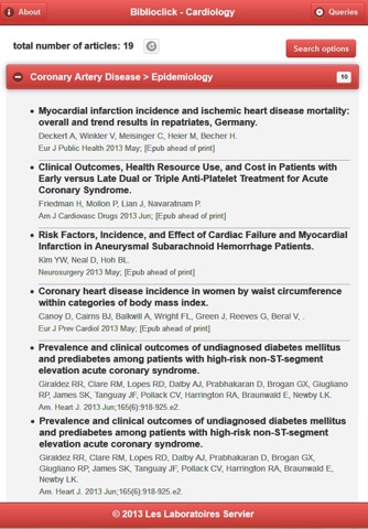 Biblioclick in Cardiology screenshot 3